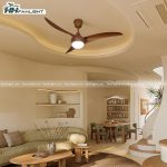 Quạt trần đèn hiện đại FL HD-304N - Ảnh 2