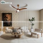 Quạt trần đèn hiện đại FL HD-304N - Ảnh 4