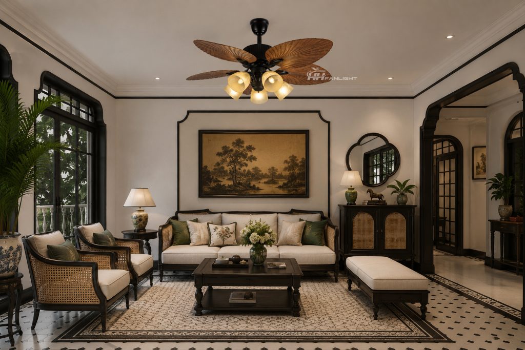 Quạt trần đèn Indochine FL HD-505 (2)