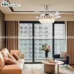 Quạt trần đèn giấu cánh FL HD-401 - Ảnh 2