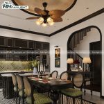 Quạt trần đèn cổ điển FL CD-505 - Ảnh 2