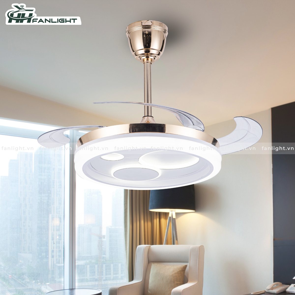 Quat-tran-den-trang-tri-4.jpg Quạt trần đèn giấu cánh FL HD-405 - Ảnh 1