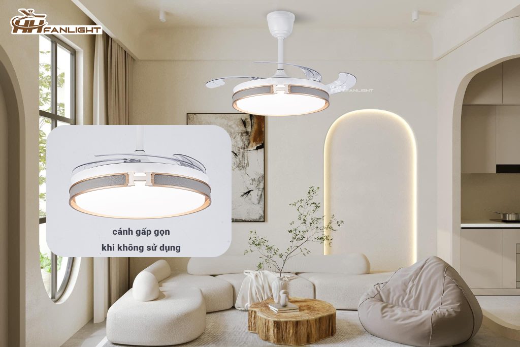 Quạt trần đèn trang trí Fanlight FL HD-409