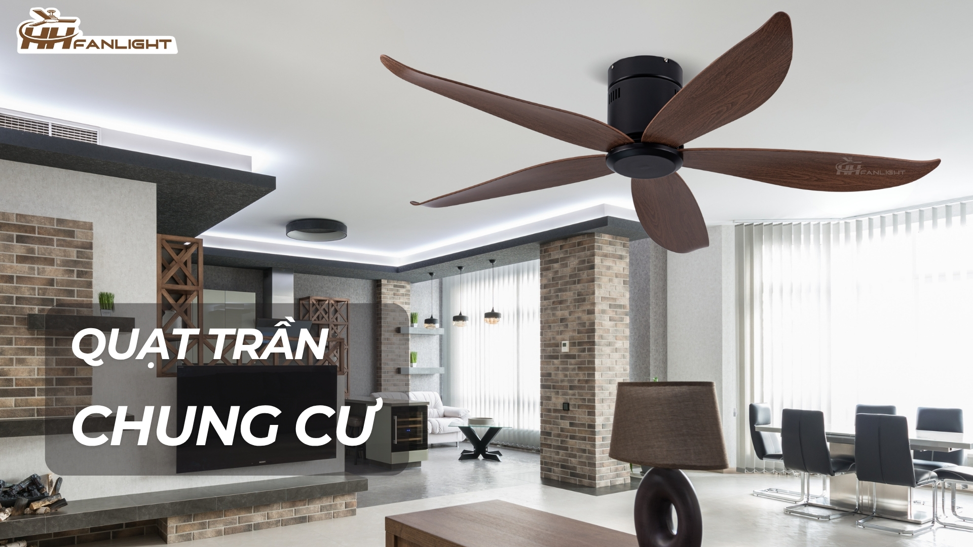 Lưu ý khi chọn quạt trần cho chung cư