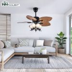 Quạt trần đèn cổ điển FL CD-508 - Ảnh 7