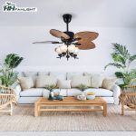 Quạt trần đèn cổ điển FL CD-508 - Ảnh 8