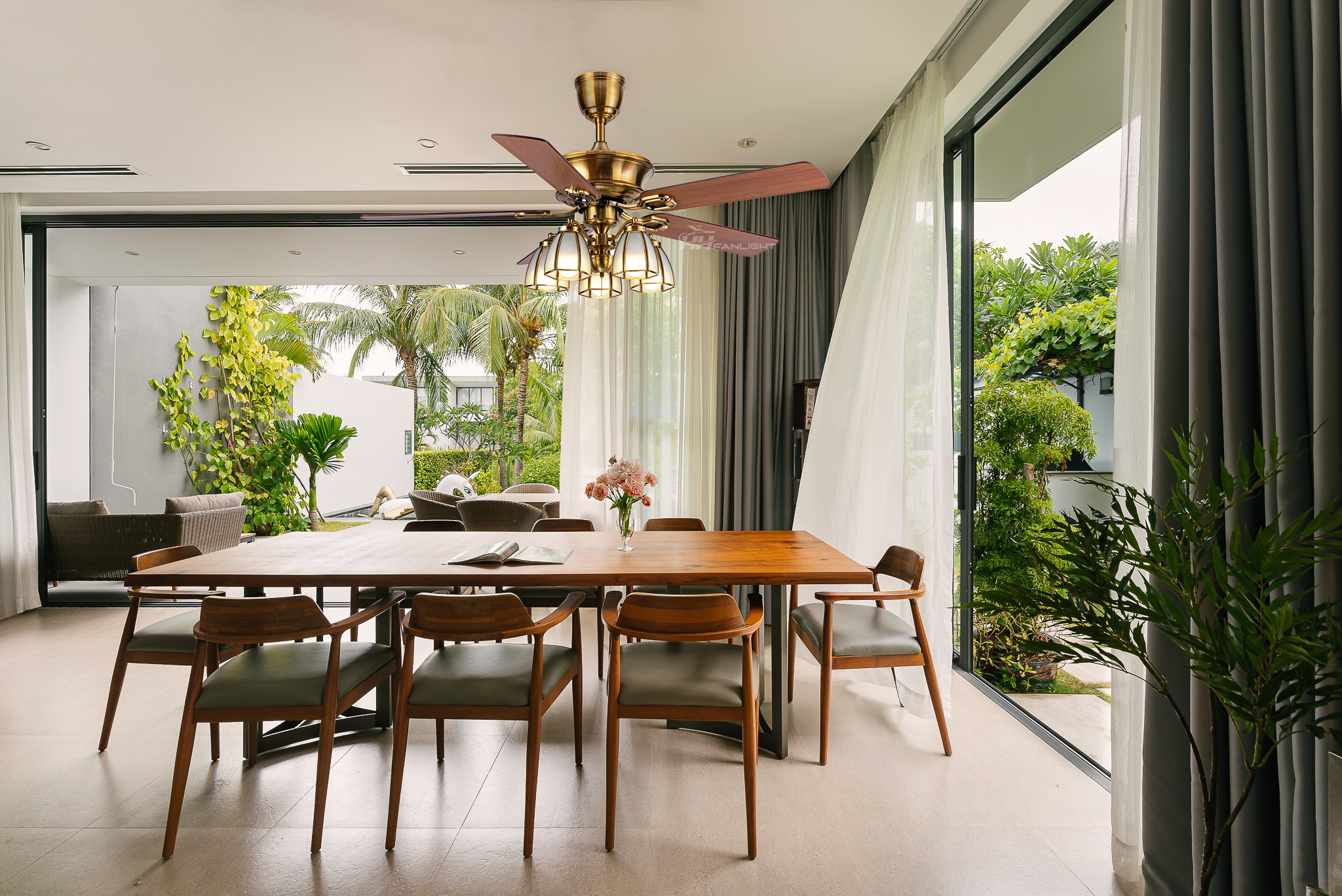 Quạt trần trang trí cổ điển FL CD-501