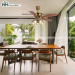Quạt trần đèn cổ điển FL CD-501 - Ảnh 2